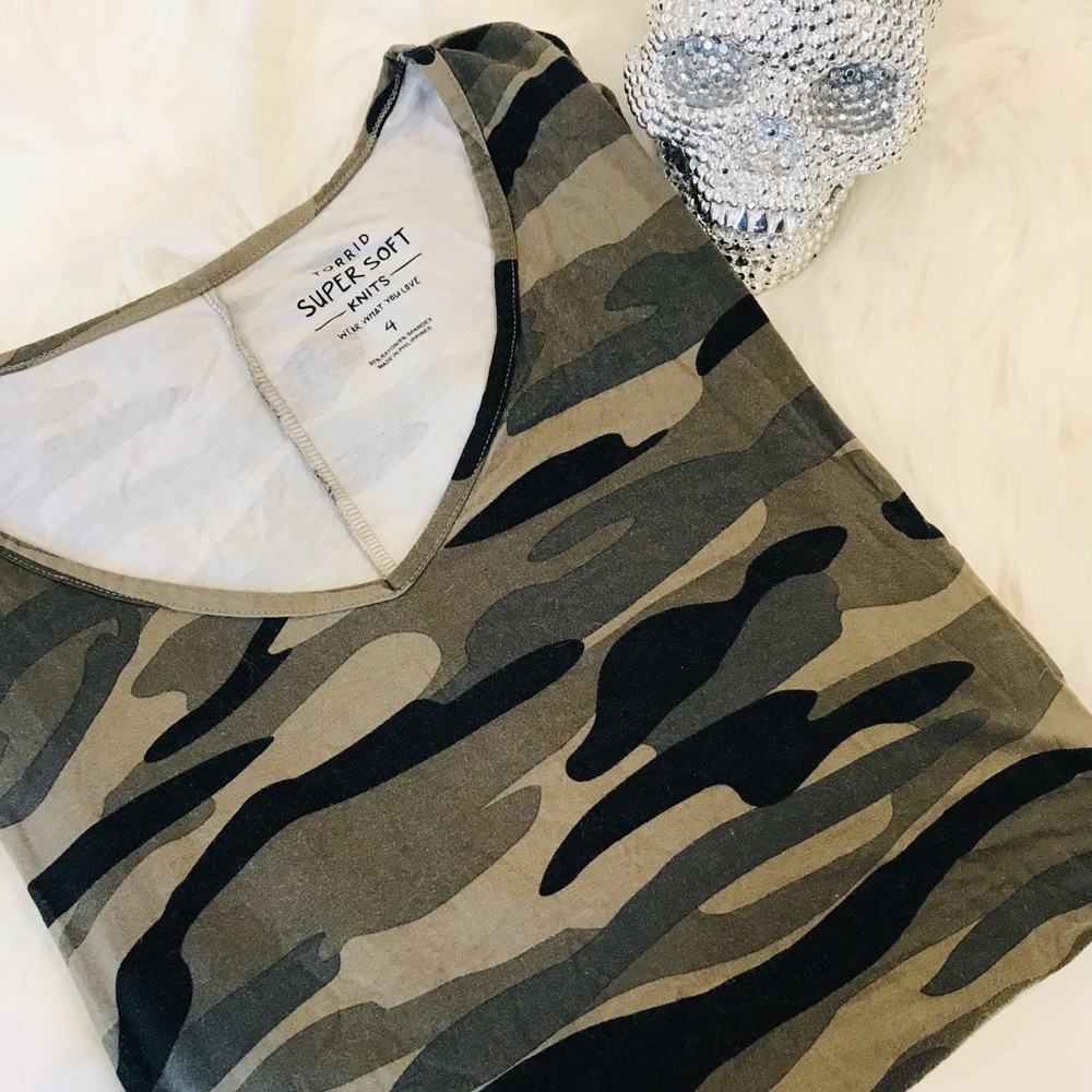 Torrid-Super Soft Camouflage tee
